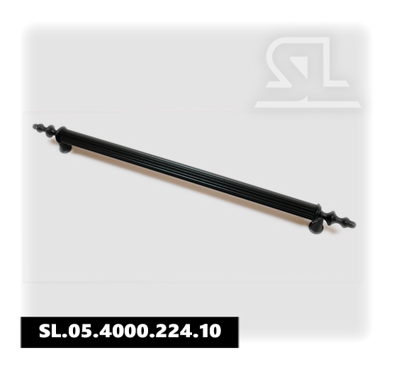 Ручка мебельная SL 4000 224мм,алюмин .черн(50 шт/уп)