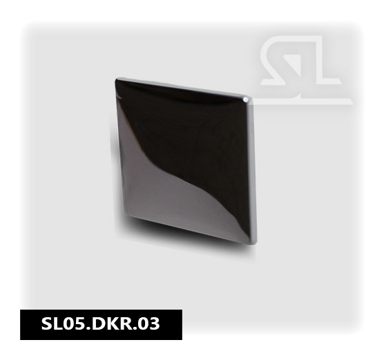SL DKR Ручка мебельная металлическая кнопка, хром(50 шт/уп)