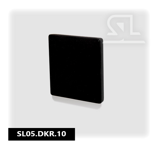 SL DKR Ручка мебельная металлическая кнопка, черн(50 шт/уп)