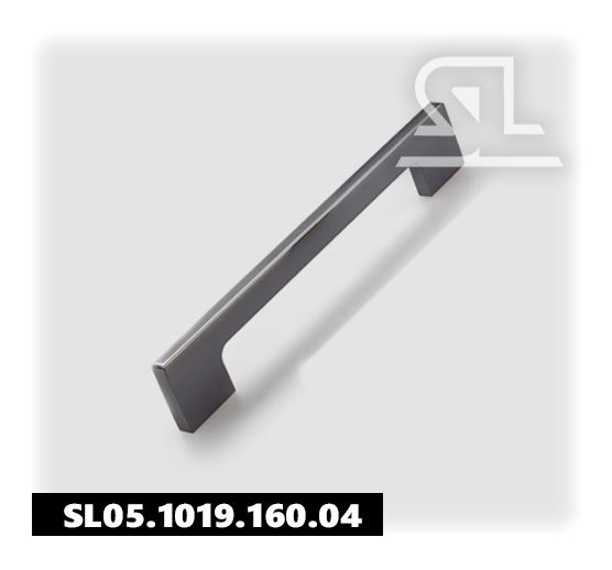 Ручка мебельная SL 1019 160мм,алюмин (50 шт/200 шт/уп).INOX