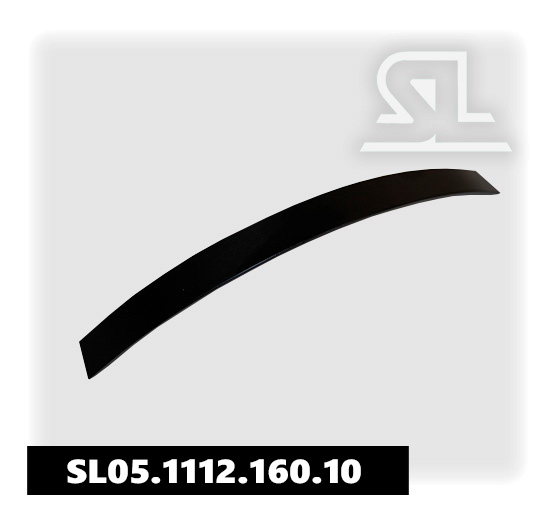 Ручка мебельная SL 1112 160мм,алюмин (50 шт/уп).черный
