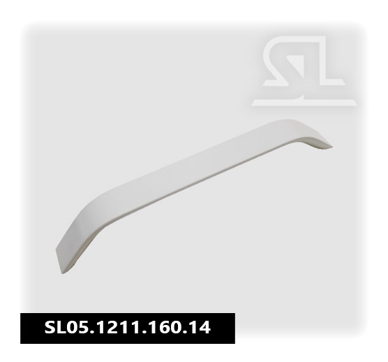 Ручка мебельная SL 1211 160мм,алюмин (50 шт/уп).белый