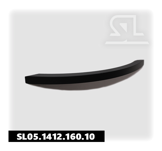 Ручка мебельная SL 1412 160мм,алюмин(50 шт/уп) .черн