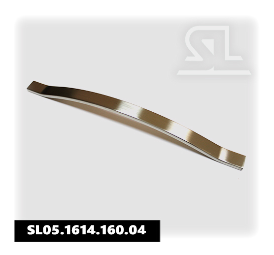 Ручка мебельная SL 1614 160мм,алюмин(50 шт/уп) .INOX