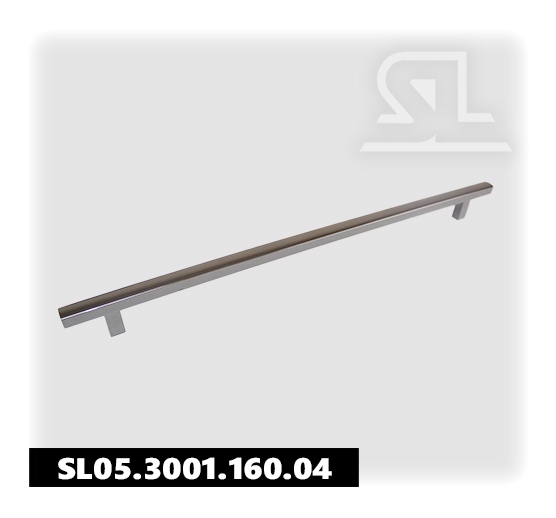 Ручка мебельная SL 3001 160мм,алюмин (50 шт/уп) .INOX