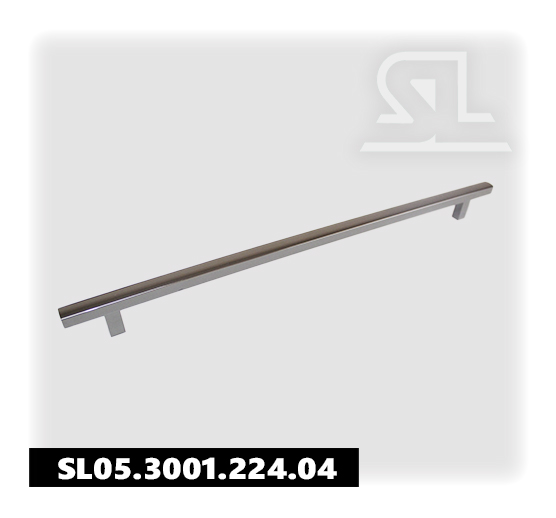 Ручка мебельная SL 3001 224мм,алюмин (50 шт/уп) .INOX
