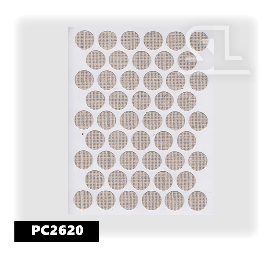 PC2620 Пласт. заглушки самокл. 14мм д/евровинта koton vizon (50л/упак)