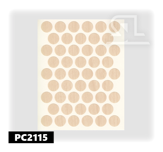 PC2115 Пласт. заглушки самокл. 14мм д/евровинта banu(50Л/УП)