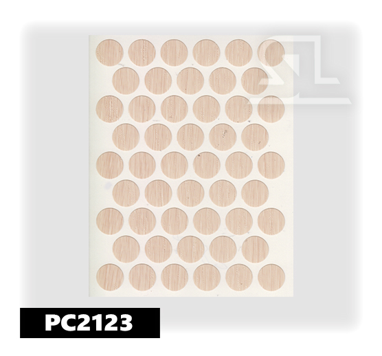 PC2123 Пласт. заглушки самокл. 14мм д/евровинта SÜT MEŞE(50Л/УП)