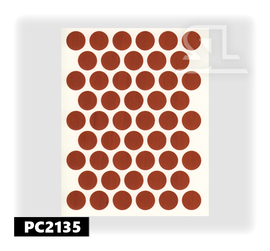 PC2135 Пласт. заглушки самокл. 14мм д/евровинта hus (50л/упак)