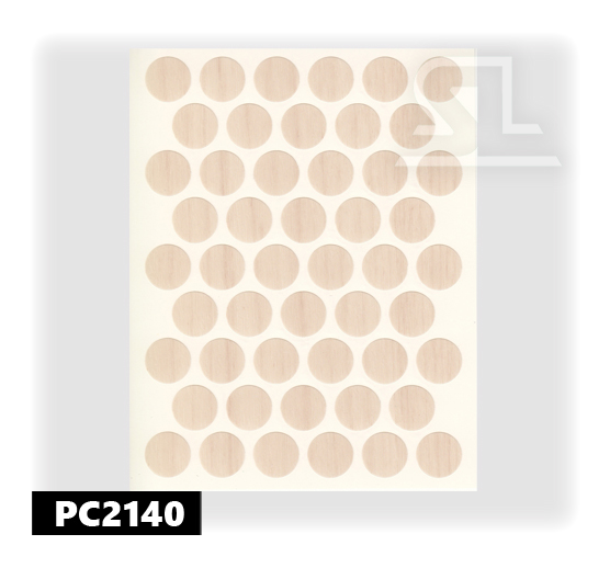 PC2140 Пласт. заглушки самокл. 14мм д/евровинта dogalhus (50л/упак)