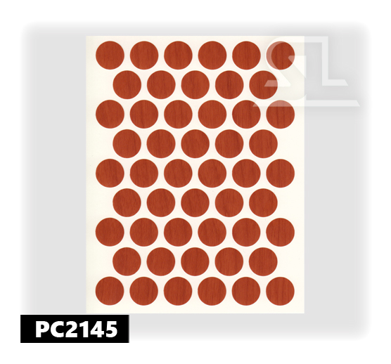 PC2145 Пласт. заглушки самокл. 14мм д/евровинта kiraz (50л/упак)
