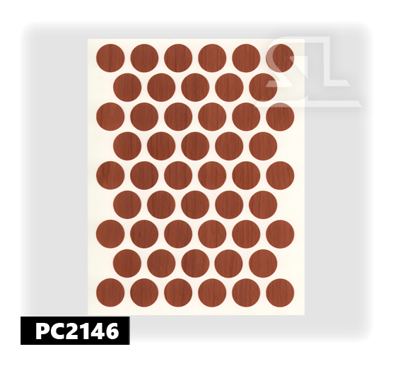 PC2146 Пласт. заглушки самокл. 14мм д/евровинта  a.kiraz (50л/упак)