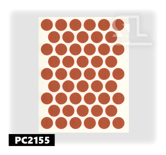PC2155 Пласт. заглушки самокл. 14мм д/евровинта armut (50л/упак)