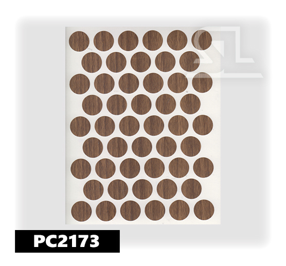 PC2173 Пласт. заглушки самокл. 14мм д/евровинта CEVİZ(50Л/УП)