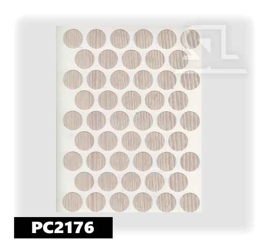 PC2176 Пласт. заглушки самокл. 14мм д/евровинта BEYAZ ÇAM(50Л/УП)