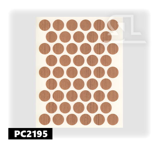 PC2195 Пласт. заглушки самокл. 14мм д/евровинта  tik (50л/упак)