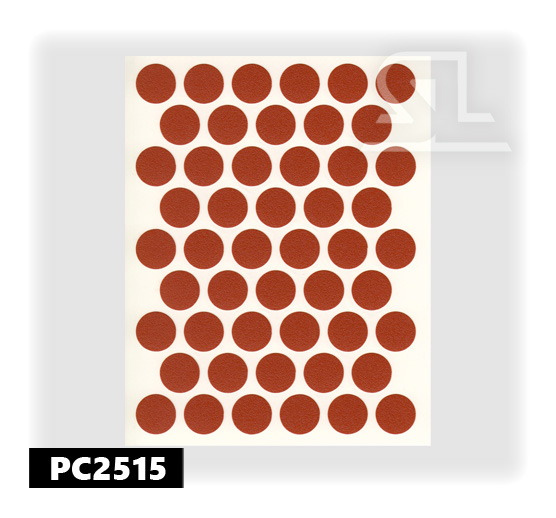 PC2515 Пласт. заглушки самокл. 14мм д/евровинта baz kiraz(50 л/уп)