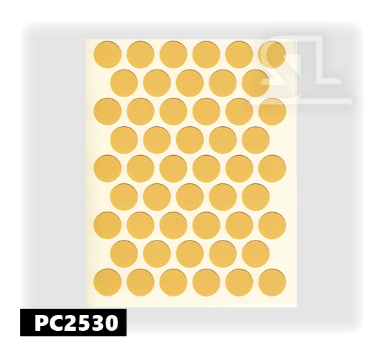 PC2530 Пласт. заглушки самокл. 14мм д/евровинта sari(50 л/уп)